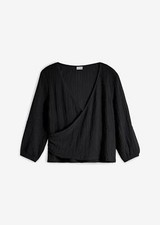 Crinkle shirt wickeloptik - in,