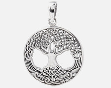 Weltenesche Yggdrasil Schmuck Anhänger 925 Silber