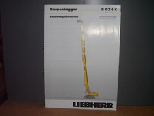 LIEBHERR R974 DEMOLITION ABBRUCHBAGGER 10 Seiten BROSCHÜRE 2008