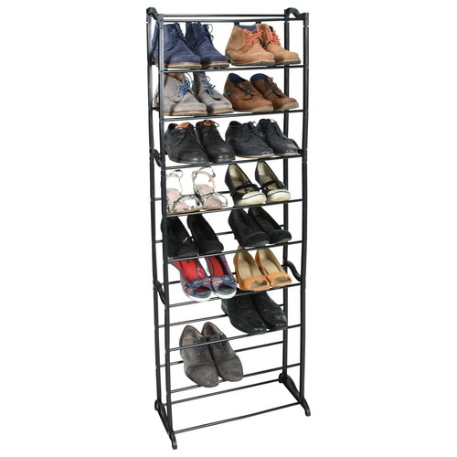 Schuhregal schwarz für bis - schwarz, zu