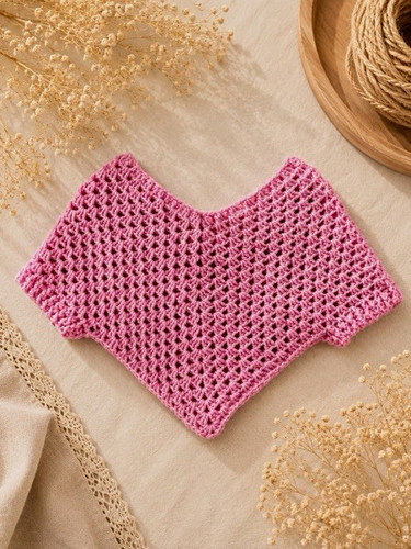 Baby poncho tuch gehäkelt - poncho,