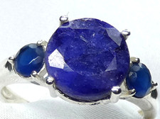 💙Saphir Ring 925 Silber Gr