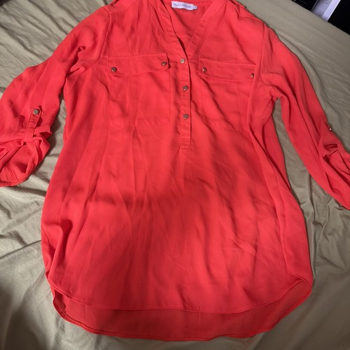Tunika bluse rot orange - bluse,