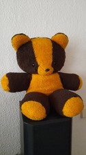 schöner Teddybär  braun / gelb    DDR   ca. 60 cm hoch