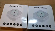 2× Rauchmelder „Smoke Alarm“ – NEU & OVP – 433 MHz / 85 dB / LED-Alarm