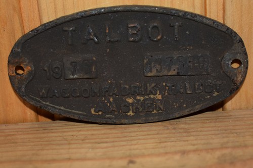 Original altes schild - altes,