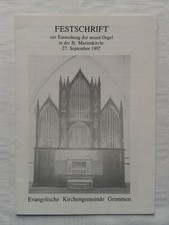 Festschrift Grimmen Einweihung