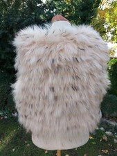 Moderne Fuchs Pelz Weste ganz leicht gefärbt Größe S Luchs Optik