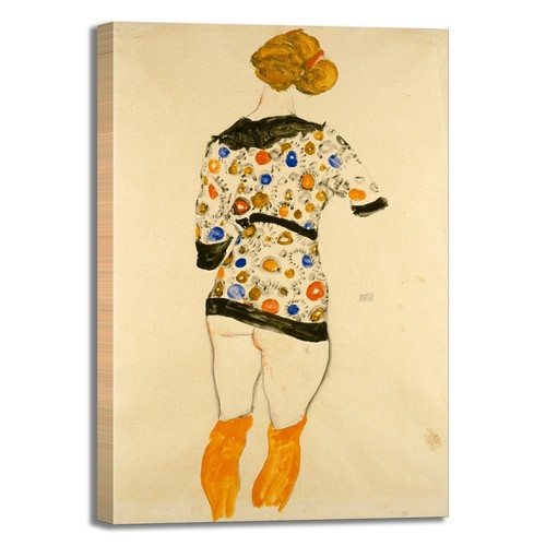 Schiele frau stehend design - schiele,