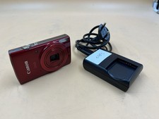 Kamera Canon IXUS 180 Rot inkl. Charger Linse schließt nicht komplett