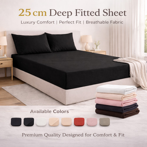 Spannbettlaken polycotton uni - polycotton,