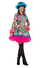 Jacke luxus blume pink - blume, türkis