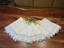 6 Tischdecken rechteckig weiß