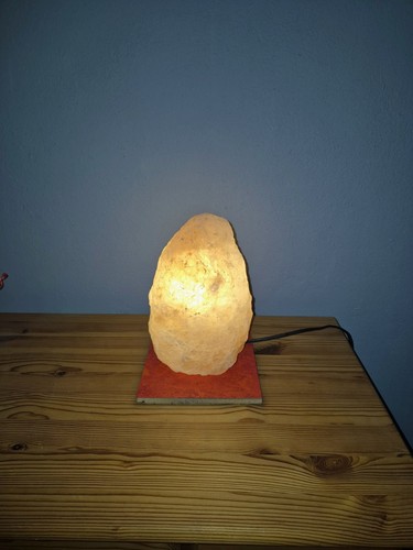 Salzlampe salzkristall - salzkristall, /