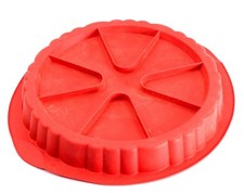 Tupperware Silikon Obstboden  Form - Rot - Backform Backen Kuchen Küche