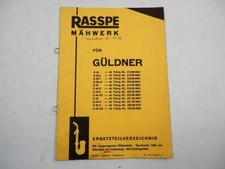 Rasspe Mähwerk für Güldner