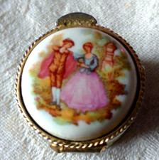 Vintage Fragonard Pillendose Tablettendose Schmuckdose