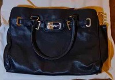 Michael Kors Jet Set Handtasche Schwarz Gold – Original Lederoptik – Top Zustand