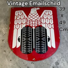 Vintage Alt Adler Motiv Emaile