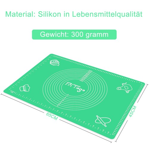 Silikonbackmatte 45 cm - 65, x
