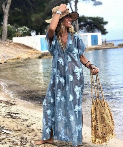 Zara kimono maxikleid kleid - zara,