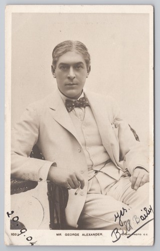Rppc schauspieler herr george - rppc,