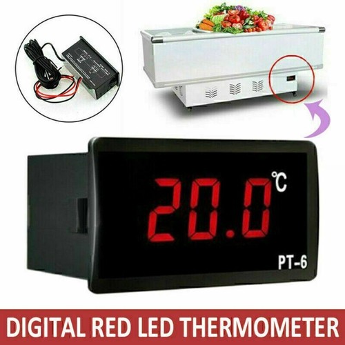 Digital rot led thermometer - led,