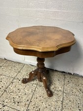 Holz Intarsien Tisch Beistell Holzalt Teetisch Beistelltisch Blumen Muster