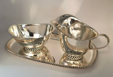 Wilkens Silber Tablett Milch