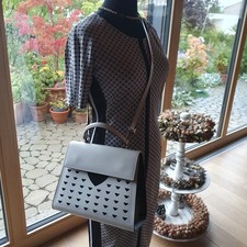Exklusive Coccinelle-Handtasche Weis Schwarz – Neu & Ungetragen