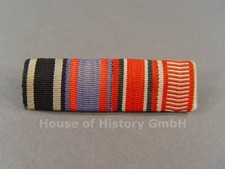 87026, 4er Feldspange: Eisernes Kreuz, FA-Kreuz Oldenburg, Rot Kreuz Medaille