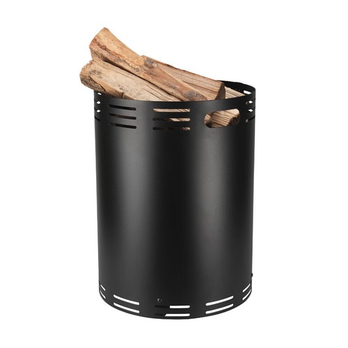 Holzkorb schwarz schössmetall - holzkorb,