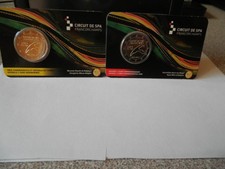 2x2 Euro GDM Belgien 2025 NL/F-100 Jahre F1 Spa-Francorchamps/Stglz./UNC/Bankfr