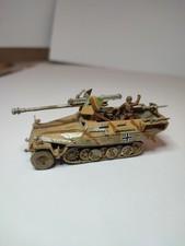 Pakwagen 7,5cm Ausf.D Sd.Kfz.251/22 Selbstbau Revell M.= 1 :72 gebaut & bemalt 