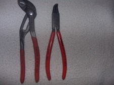 2x  KNIPEX Zangen --Pumpenzange + Sicherungsringzange (8701180+ 4421J2) neuw.