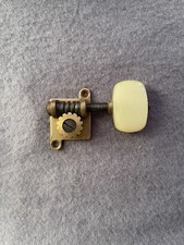 Vintage guitar tuner L left side gold 1960s 1970s - 7 mm shaft - Rubner?