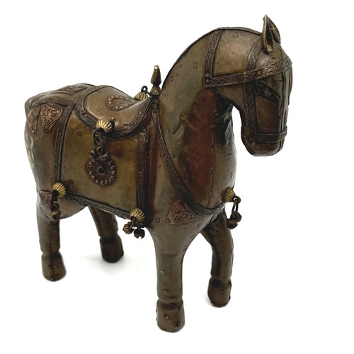 Kupfer pferd skulptur - kupfer,