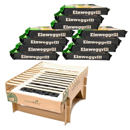 12x casusgrill einweggrill - 12x,
