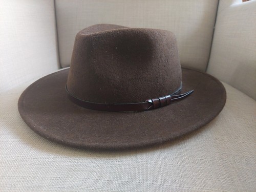 Crushable filzhut fedora - crushable, braun
