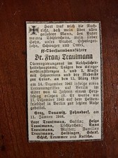 Sterbebild - Todesanzeige-