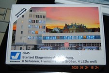 Viessmann Spur Z 6045 Startset Etageninnenbeleuchtung 4 LEDs weiß 8 Schienen