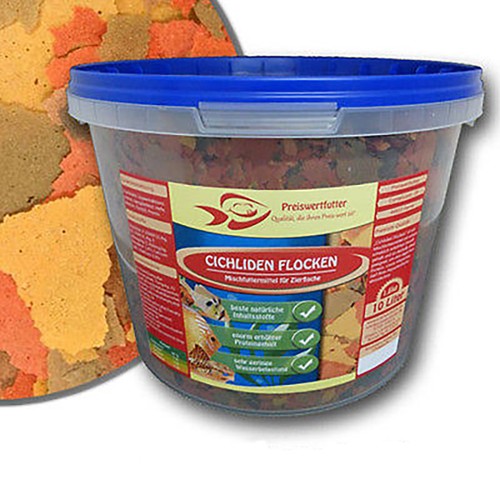 Cichlidenfutter flocken 10l - cichlidenfutter,