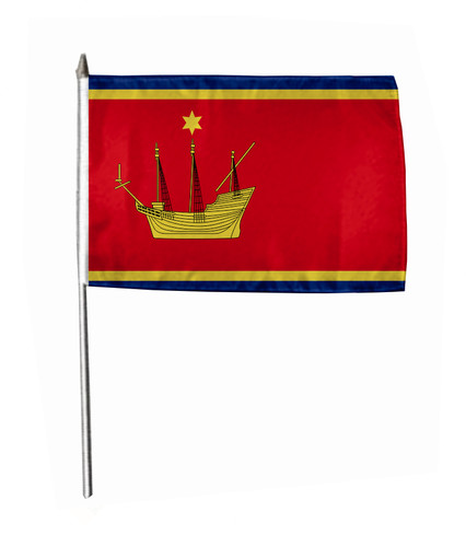 Stockflagge wyk auf föhr - stockflagge,