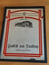 Reklamespiegel der Fa. A.Kathrein, Rosenheim, seit 1919 Antennen und Blitzschutz