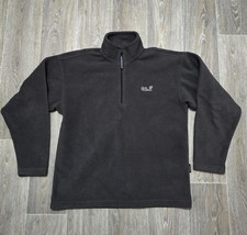 Jack Wolfskin Herren Fleece Pullover Gr. L Braun Guter Zustand