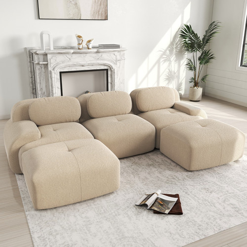Modular form lounge sofa - modular,