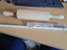 Omas Nudelholz Teigroller Nudelrolle Backrolle Bambus Ausroller 40cm