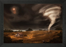 TORNADO Gerahmtes Wandbild