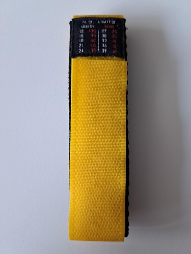 Uhrenarmband klett gelb - klett, mm