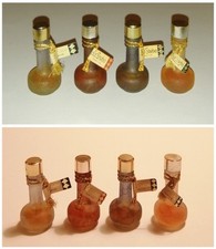 4 x 2ml  BAT SHEBA  Parfum Mini's Set ~ Judith Muller Israel ~ Rar Vintage 60's 